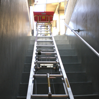 マイティスライダーJS階段設置現場写真1の2
