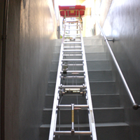 マイティスライダーJS階段設置現場写真1の3