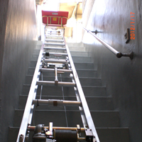 マイティスライダーJS階段設置現場写真1の4
