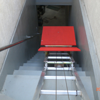 マイティスライダーJS階段設置現場写真1の12