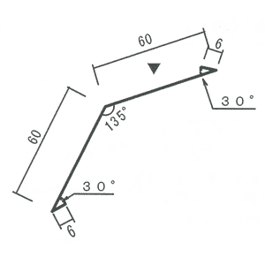 腰折（正） A117 断面図