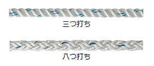 ランヤードのロープの種類