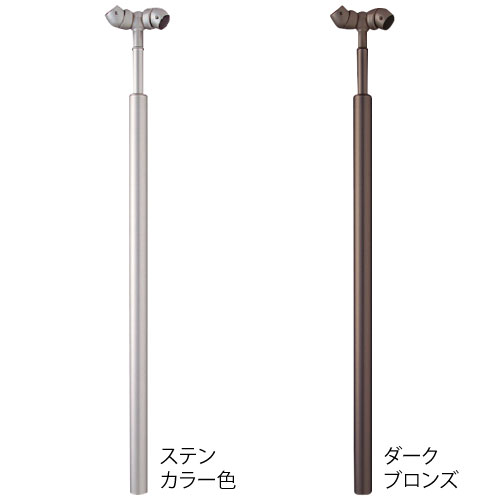 フリーRレール　埋め込み式コーナー支柱（高さ調整機能付き）の画像その2