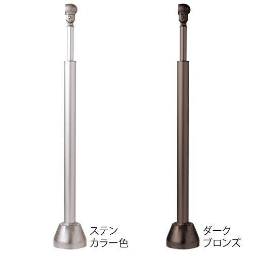 フリーRレール　勾配対応式支柱30°専用カバー付　エンドの画像その2