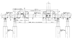 フリーRレール　遮断機式ジョイントの寸法図