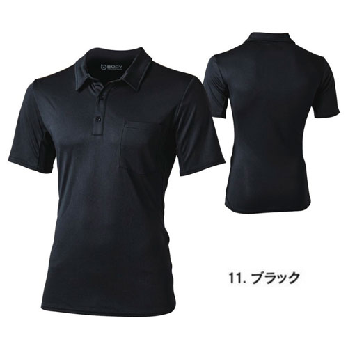 BT デュアルメッシュ ショートスリーブ ポロシャツ JW-603 11.ブラック