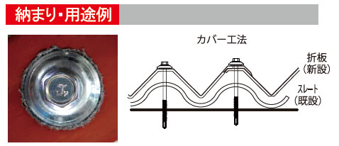 カバーテック® スチールタイプの納まり・用途例