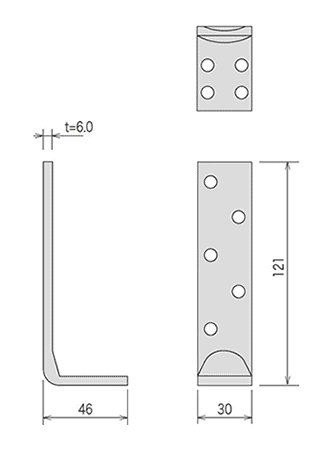 フリーダムコーナー F-C10（床合板仕様） 寸法図