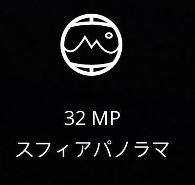 32 MP スフィアパノラマ