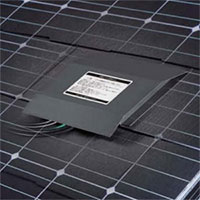 太陽光発電システム用配線引込口