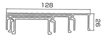 フレームの構造と寸法図